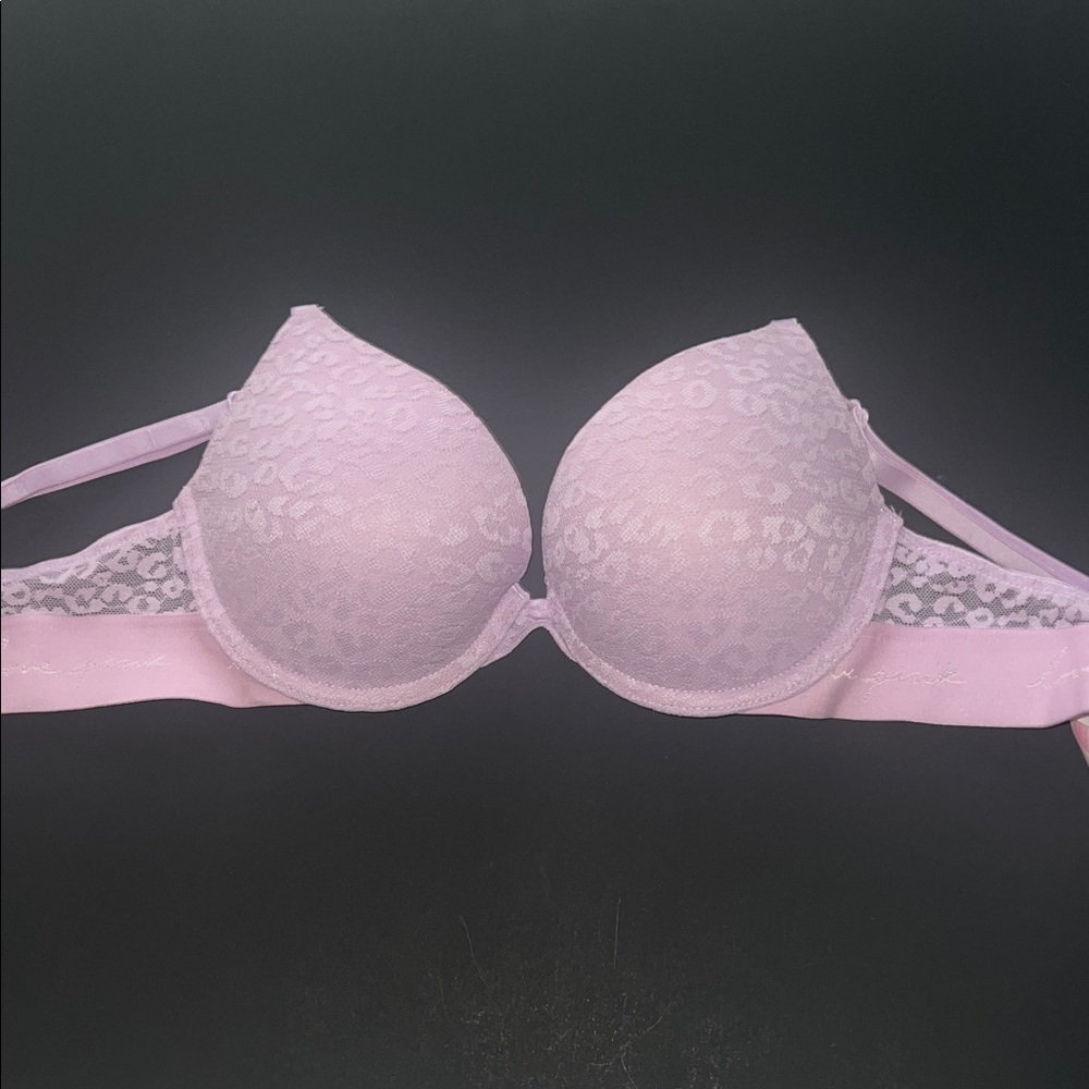 Vs pink light purple push up bra